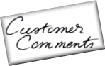 Customer Comments
